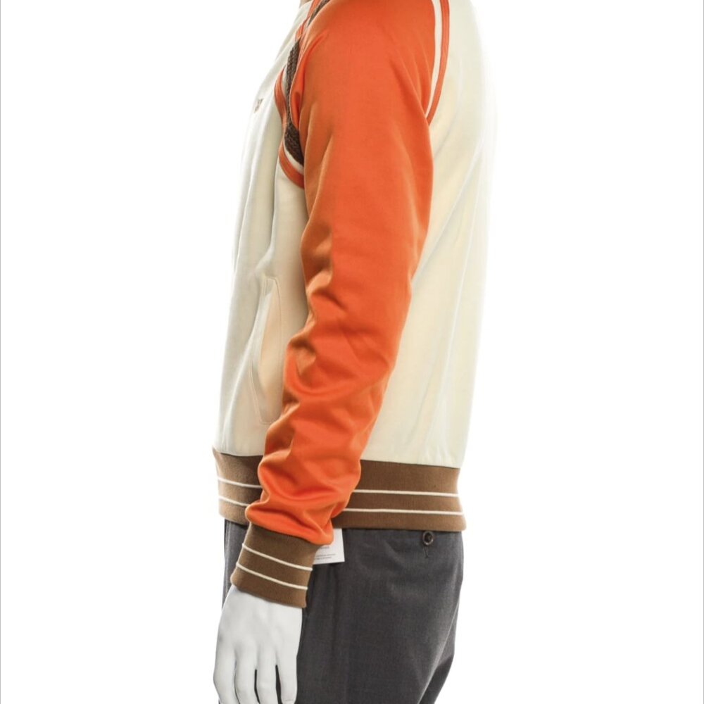 Wales Bonner Colorblock Pattern Bomber Jacket